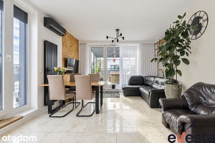 3 pokoje | Taras 61 m² z pergolą | Pełne wyposażenie