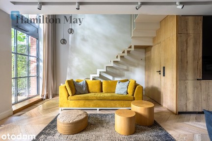 Dwupoziomowy apartament z ogrodem