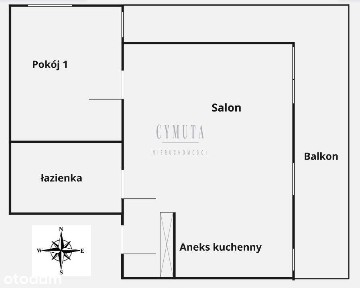 Duży, narożny balkon | 5 minut od Skm | Jasne
