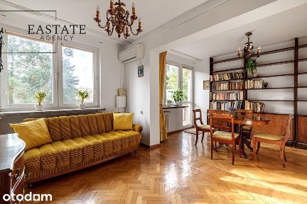 Saska Kępa | oddzielna kuchnia | duży balkon | garaż + 2 komórki