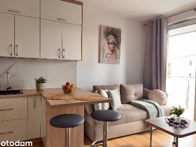 Bez prowizji: 2 pokoje, garaż w cenie, balkon