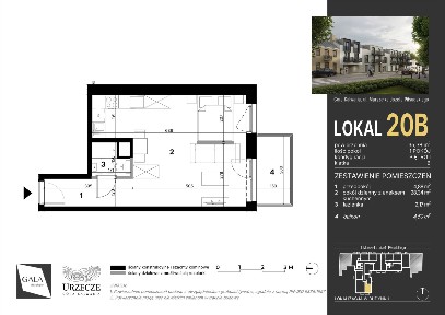Kawalerka 35,38 m² z balkonem 4,5 m² | Centrum | M.20B