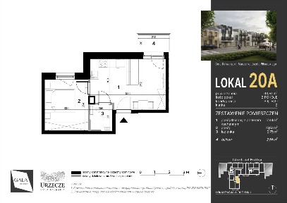 2 pokoje z balkonem w centrum Góry Kalwarii | M.20A