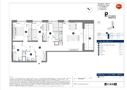 4-pokojowe mieszkanie 72m2 + loggia Bezpośrednio