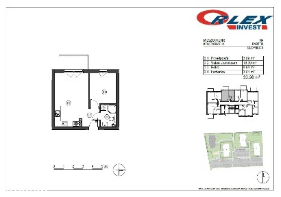 Nowe Gościcino, 2 pokoje, ogródek, Orlex Invest