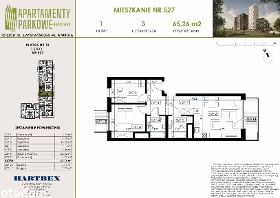 Apartamenty Parkowe | mieszkanie 3-pok. | 527