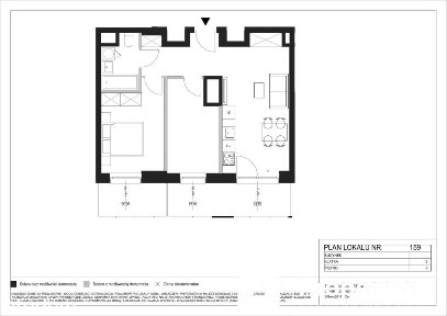 Warszawa Wola | 3 pokoje | 54,26 m² | Balkon 11,56 m² |Stacja Wola III
