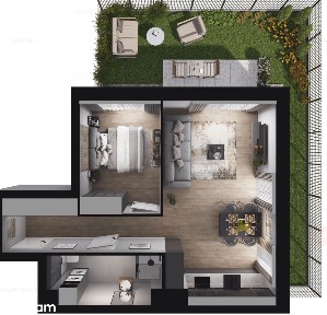 Gotowe 2 pokoje w Viva Piast - 50,53 m²