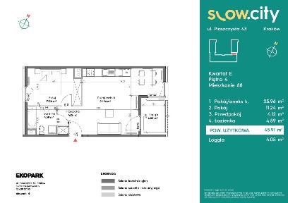 2-pokojowe mieszkanie 45m2 Bez Prowizji