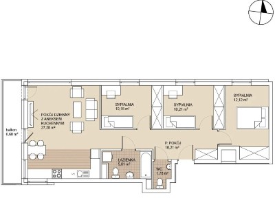 4 pokoje, 77 m2 0% Prowizji | Nowe Osiedle