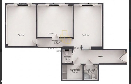 3 pokoje | 72m² | stan deweloperski | przestrzenne | centrum