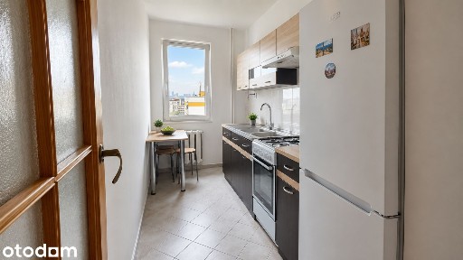 Praga-Południe | 44 m², 2 pokoje, 13. piętro, widok na Warszawę
