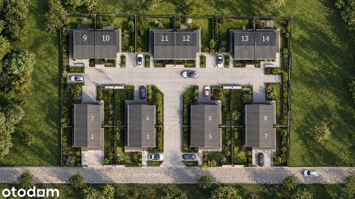 Bursztynowa Łyski, domy w zabudowie bliźniaczej