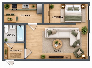 ul. Młyńska 6, Mikołów | do remontu | 34m2