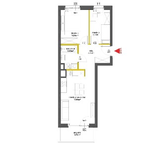 Apartament 3 pokoje * Przemyślany układ pomieszczeń * Super okolica!