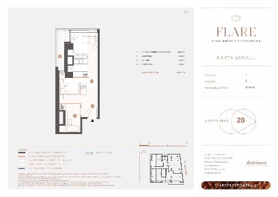 Apartamentowiec Flare w samym centrum | A1 20