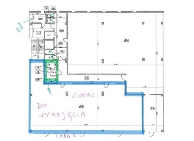 Lokal biurowy/użytkowy/ 287 m2/
