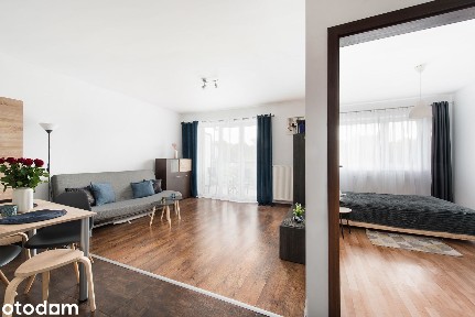 NOWA CENA | Funkcjonalne 2 pokojowe | 44 m² z balkonem - umeblowane