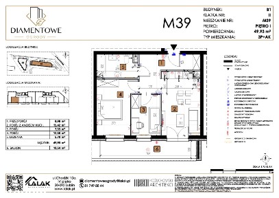 2-pokojowe mieszkanie 49m2 + balkon Bezpośrednio