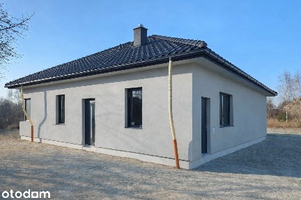 Dom 104 m² stan deweloperski, działka 10 a, pompa ciepła, 4 km od A4