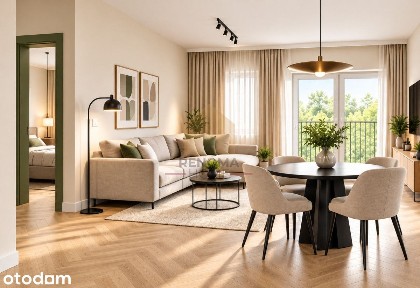 Nowe 2 Pokoje | 48,59 m² | Balkon | Stary Młyn