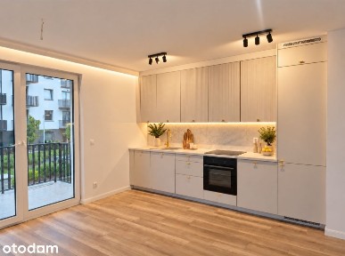 Nowe, Wykończone pod klucz, 3 pokoje, 55m2, piętro 1, Balkon