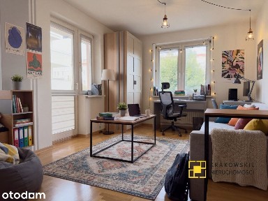 Przestronne 56 m² na Małym Płaszowie - 3 pokoje.