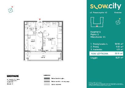 2-pokojowe mieszkanie 32m2 Bezpośrednio