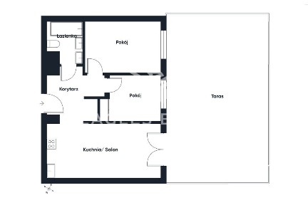 Drabinianka | 3 pokoje i ogródek 50 m²