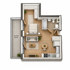 Balkon 10m2 | super rozkład | idealne na start lub pod wynajem