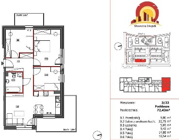 4-pokojowe mieszkanie/dwa balkony/Kąty Wrocławskie