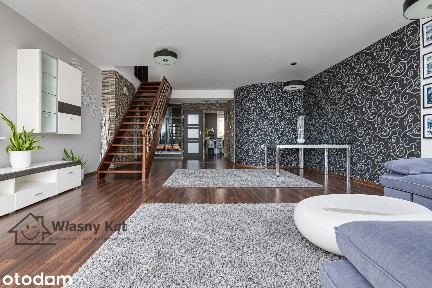 Dwupoziomowe mieszkanie 120 m², Os. Na Wrzosach, balkon, winda, garaż