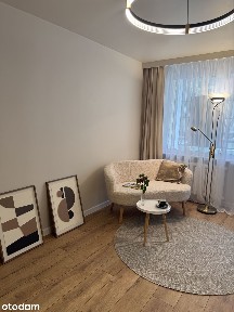 3 pokoje - salon z widokiem na zieleń