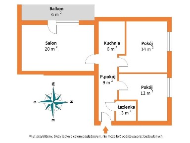 3 pokoje, rozkładowe, przy UŁ | ul. Nowa Łódź