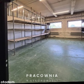 Hala magazynowa, ogrzewana 35 m2.