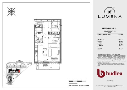 3-pokojowe mieszkanie 53m2 + balkon Bez Prowizji
