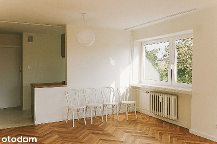Jasne, dwupokojowe mieszkanie na Sadach Żoliborskich