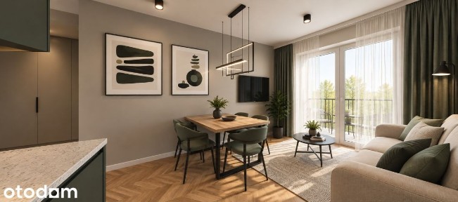 2 pokoje od Południa | 34 m2 | Gotowe |