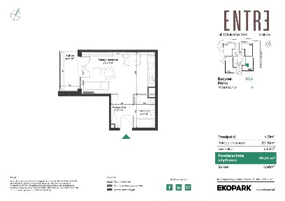 1-pokojowe mieszkanie 30m2 + balkon Bezpośrednio