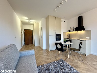 Kawalerka Apartamenty Prestige Pomorska 45 - Nowe, Widok na zieleń