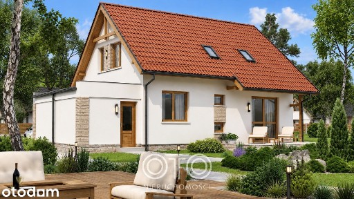 Dom wolnostojący pod Wrocławiem | działka 845m²