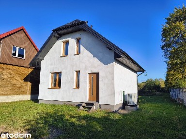 Nowoczesny komfortowy dom wolnostojący siedlisko nad stawem