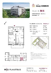 2-pokojowe mieszkanie 39m2 + balkon