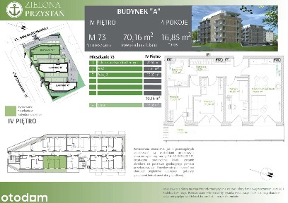 4-pokojowe mieszkanie 70m2 + taras Bezpośrednio