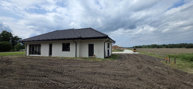 Dom 130m2 w cenie mieszkania Stan deweloperski Pompa ciepła Jaśki Gmina Czastary