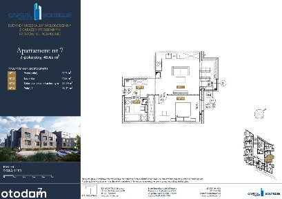 2 pokoje, 48,65 m², Boutique Rzeszów Centrum Klucze w 2026