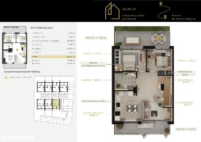 Wyjątkowe M3 z Ogrodem 165 m² / 1 m.post w Cenie !