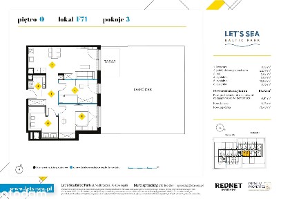 3-pokojowe mieszkanie 64m2 + ogródek Bez Prowizji