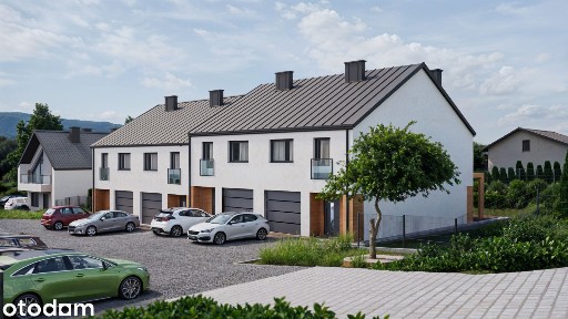 Dwupoziomowe mieszkanie 120m2 z garażem, ogródkiem i tarasem