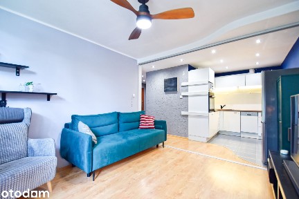 Mokotów, Służew | 37,5 m² | 2 niezależne pokoje | Balkon | Piwnica